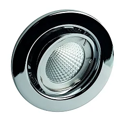 Indbygningslampe MR16 svingbar IP20, chrom