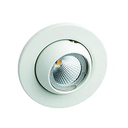 Downlight MR16 rund IP20, hvid mat