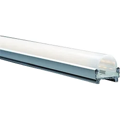 accessories profile cover PFH405/8 / PFH415/8 / PFH425 / PFH435 / PFH455 - FROSTED 2M half round, white matt 200cm