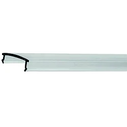 accessories profile cover PFH405/8 / PFH415/8 / PFH425 / PFH435 / PFH455 - CLEAR 2M slightly arched, transparent 200cm