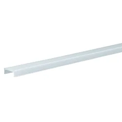 tilbehør profil dæksel INDIRECT SP68/26 FROSTED 2M flad, indirekte, hvid mat 200cm