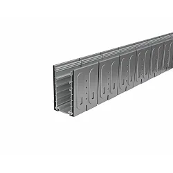 in-ground profile PLATIN INGROUND 3D / BENDABLE - INOX  vertacal, horizontal, bendable, stainless steel