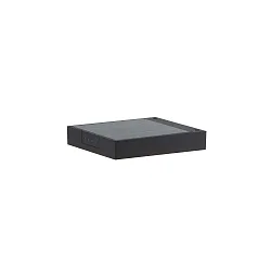 battery solar lamp ALA WALL with sensor IP65, graphite grey