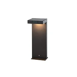 genopladelig solcellelampe ALA GROUND MINI med sensor IP65, grafit grå