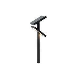 battery solar lamp HELIOSTEPPER with sensor IP65, graphite grey