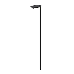 genopladelig solcellelampe LINK med sensor IP65, grafit grå