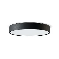 overflade lampe DISC IP20, sort dæmpbar