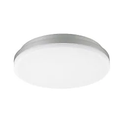 Loftlampe CIRCEL 27 med bevægelsesdetektor IP54, sølv 