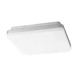 overflade lampe SQUARE 27 IP54, sølv 