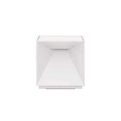 Batteri bordlampe NUTALIS 10X10CM Kubusform, CCT Switch, med touch-dæmper, med oplader IP54, snehvide dæmpbar