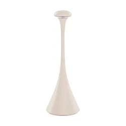 Batteri bordlampe NUDROP CCT Switch, med touch-dæmper IP54, dune beige dæmpbar