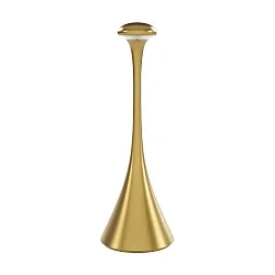 Batteri bordlampe NUDROP CCT Switch, med touch-dæmper IP54, guld dæmpbar