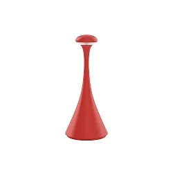 battery table lamp NUDROP MINI CCT Switch, with touch dimmer IP54, fire red dimmable
