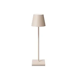 battery table lamp NUINDIE USB-C up / down, with USB connection, CCT Switch, with touch dimmer IP54, dune beige dimmable