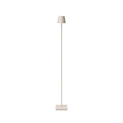 Batteri standerlampe NUINDIE USB-C up / down, med USB tilslutning, CCT Switch, med touch-dæmper IP54, dune beige dæmpbar