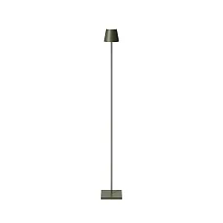 Batteri standerlampe NUINDIE USB-C up / down, med USB tilslutning, CCT Switch, med touch-dæmper IP54, gran grønt dæmpbar