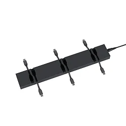 Opladningsstation NUINDIE USB-C 6-fold, sort