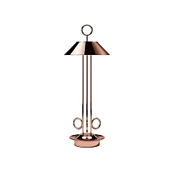 Batteri bordlampe NUDIDEROT med krog, CCT Switch, med touch-dæmper IP54, kobber dæmpbar