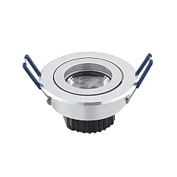 LED Downlight Modul ARGENT, 6W, 365lm, 3000K, 36°, dæmpbar, børstet aluminium