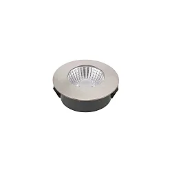 Indbygningslampe DILED 60 flad, stiv, Dim-To-Warm IP30, stål dæmpbar 5W 300lm 2100-2700K 36° 36° CRI 95
