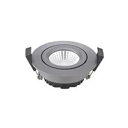 Indbygningslampe DILED 68 svingbar, Dim-To-Warm IP30, antracit dæmpbar 6W 360lm 2100-2700K 36° 36° CRI 95