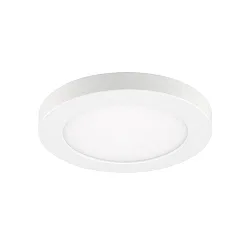 LED Downlight FLED 3-CCT, med DIP-kontakt, IP20, CRi >90, blændfri, hvid, Ø 17cm, 12W 3000-5000K 900-1000lm 110°