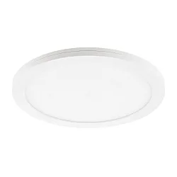 LED Downlight FLED 3-CCT, med DIP-kontakt, IP20, CRi >90, blændfri, hvid, Ø 33cm, 30W 3000-5000K 2700-3000lm 110°