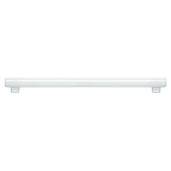 LED Lineær lyskilde LUXAR 2-fatning 827, 230V, Ø 3cm / L 50cm, S14s, 9W 2700K 700lm 270°, ikke dæmpbar, opal