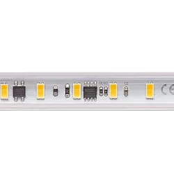 High voltage LED Strip, 72 LED/m, 25m roll, 120°, 14W/m, IP65, 3000K