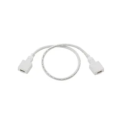 Kabelforbindelse til 230V højspænding LED Strips med 1.5cm bredde, længde 60cm, inkl. siliconegel, hvid
