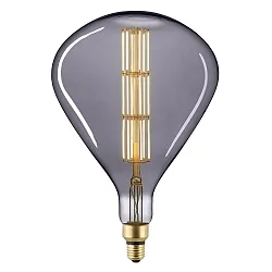 LED Deko Spiral Filament lyskilde GIANTLAMPE TEAR TITAN, 230V, Ø 25cm / L 36.5cm, E27, 8W 2200K 250lm 360°, CRI 90, dæmpbar