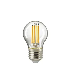 LED Filament lyskilde BOLD, 230V, Ø 4.5cm / L 7.8cm, E27, 4.5W 2700K 470lm 300°, dæmpbar, klar