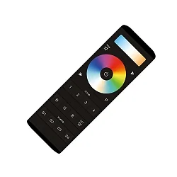 luxigent Hand remote control PUK 1-channel DIM, Ø 3.9cm / H 1.5cm, with button, Memoryfunktion, reach 20-30m, w