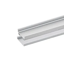 Alu monteringsskinne 15 - til LED Strips op til 1.55cm bredde, til montering på væg og loft, længde 200cm