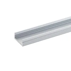 Surface profile High voltage 15 - for 230V LED Strips up to 1.5cm width, length 100cm
