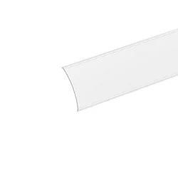Blænde til Hjørneprofil 10, rund, længde 100cm, opal