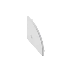 Endcap for Corner profile 20, round, with hole