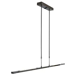 Steinhauer Pendel ZELENA LED, 3-flammer, sølv