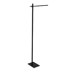 Standerlampe STEKK vipbar, med touch-dæmper IP20, sort mat dæmpbar