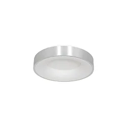 Loftlampe RINGLEDE - Ø 30CM lille, rund, direkte / indirekte IP20, aølv børstet dæmpbar