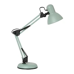 Bordlampe STUDY vipbar E27 IP20, grøn