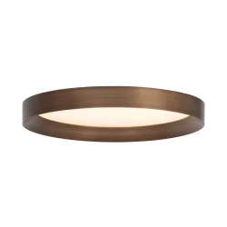 ceiling luminaire FLADY 2 flames IP20, bronze dimmable