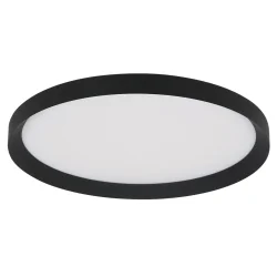 Loftlampe FLADY up / down IP20, sort dæmpbar