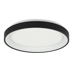 Loftlampe RINGLEDE IP20, sort dæmpbar