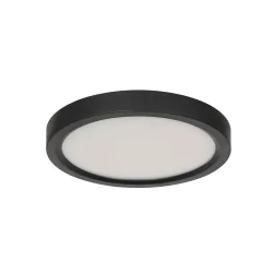 ceiling luminaire LUMINIX 1 flame IP44, black dimmable