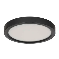 ceiling luminaire LUMINIX 1 flame IP44, black dimmable
