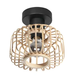 Loftlampe BREEZA BEACH 1-flamme E27 IP20, sort dæmpbar