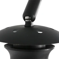 wall luminaire BREEZA BEACH 1 1 flame E27 IP20, black dimmable