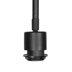 wall luminaire BREEZA BEACH 2 1 flame E27 IP20, black dimmable