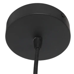 Pendel BREEZA BEACH 1-flamme E27 IP20, sort dæmpbar